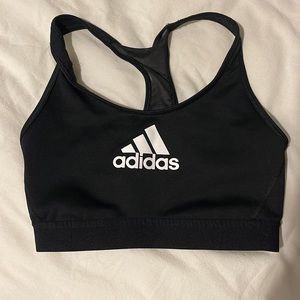 BLack Adidas Sports bra size S like New